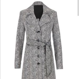 Zebra Trench Coat